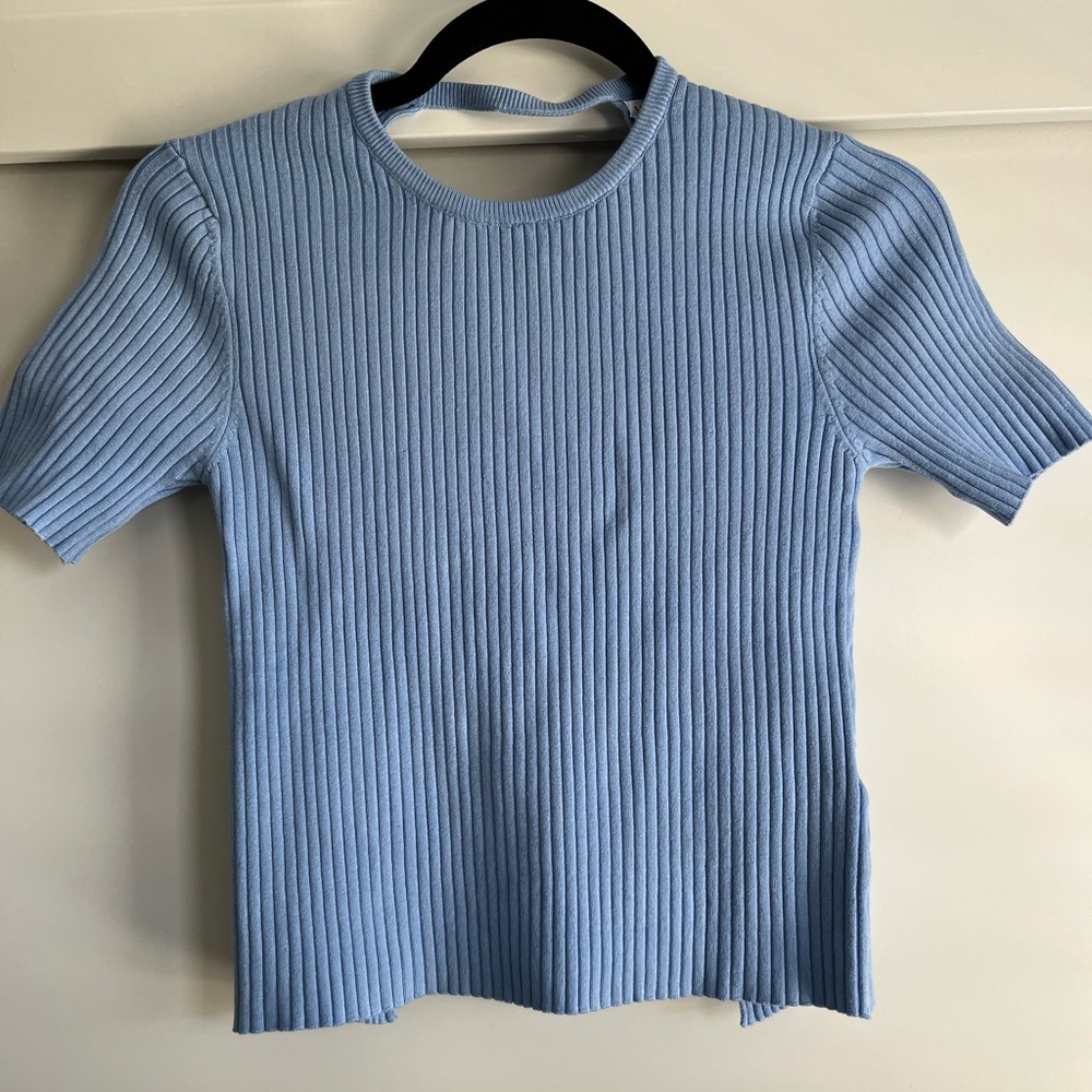 Zara backless shirt